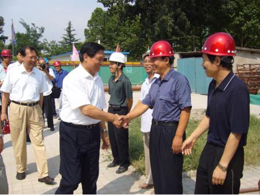 中央政治局委员、北京市委书记、奥组委主席刘淇同志视察我集团